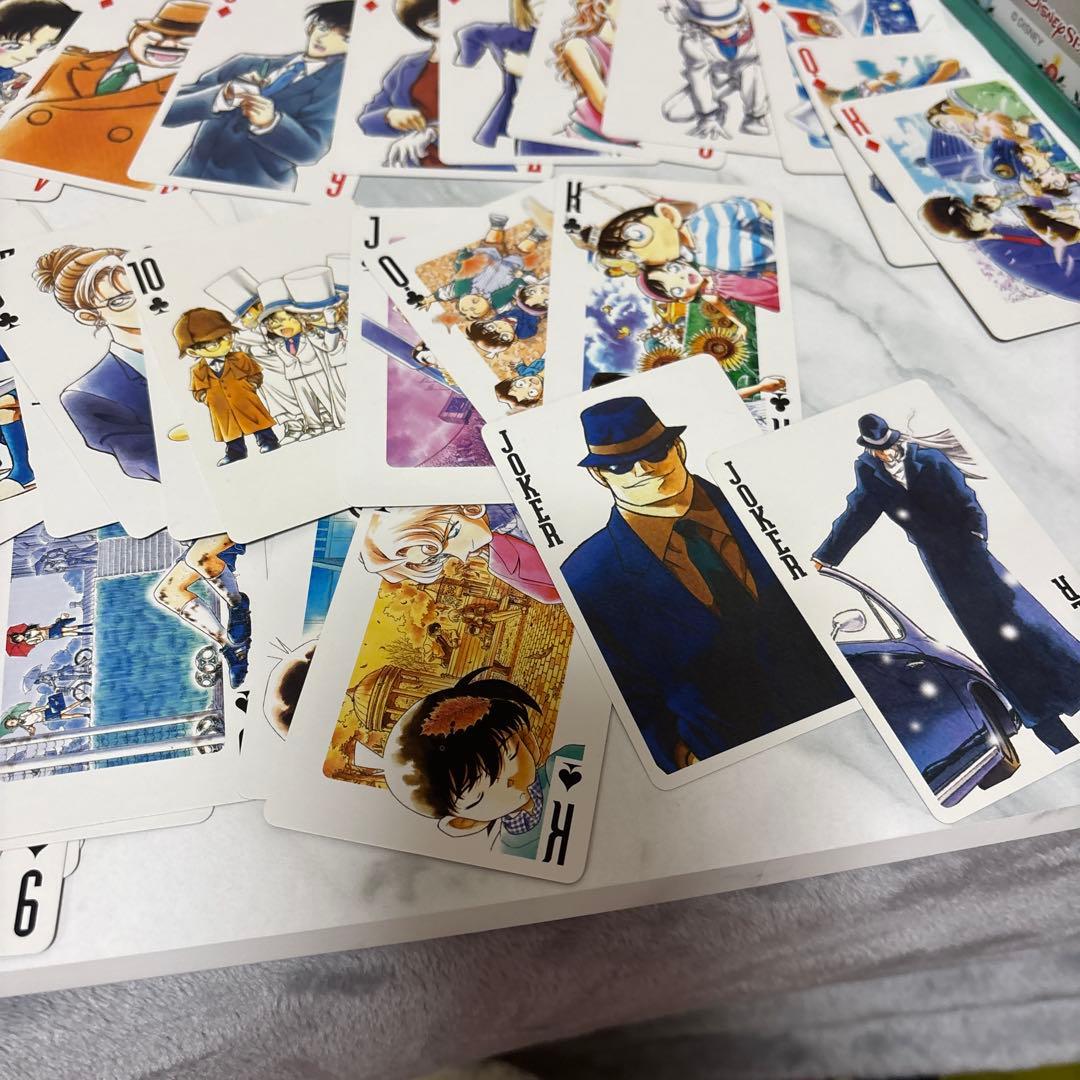 レア 新品未使用品 名探偵コナン 全員サービス トランプ キッド 平次 ジン 哀