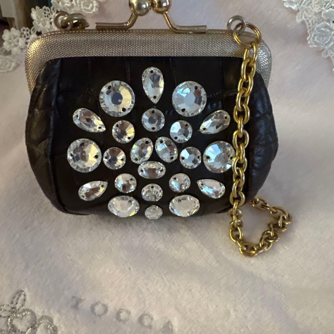 admj スワロフスキーケース　がま口