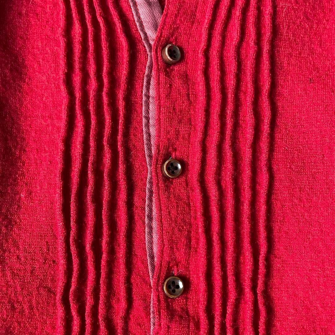 KAPITAL キャピタル ノーカラー ウール ポロシャツ トップス カットソー