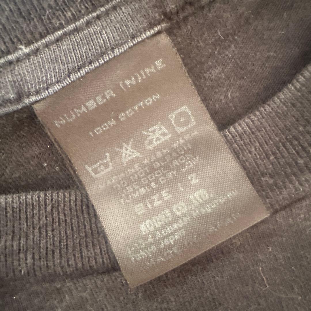 NUMBER (N)INE ミッキーマウス　Ｔシャツ size2