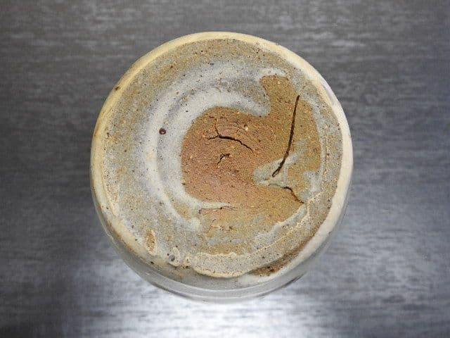 徳利岩井窯　「花閉雲悠」清水公照箱書　MA１３６