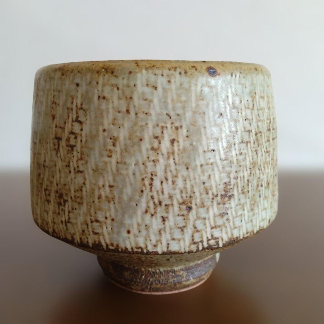 人間国宝　島岡達三さんの「地釉象嵌縄文盌」