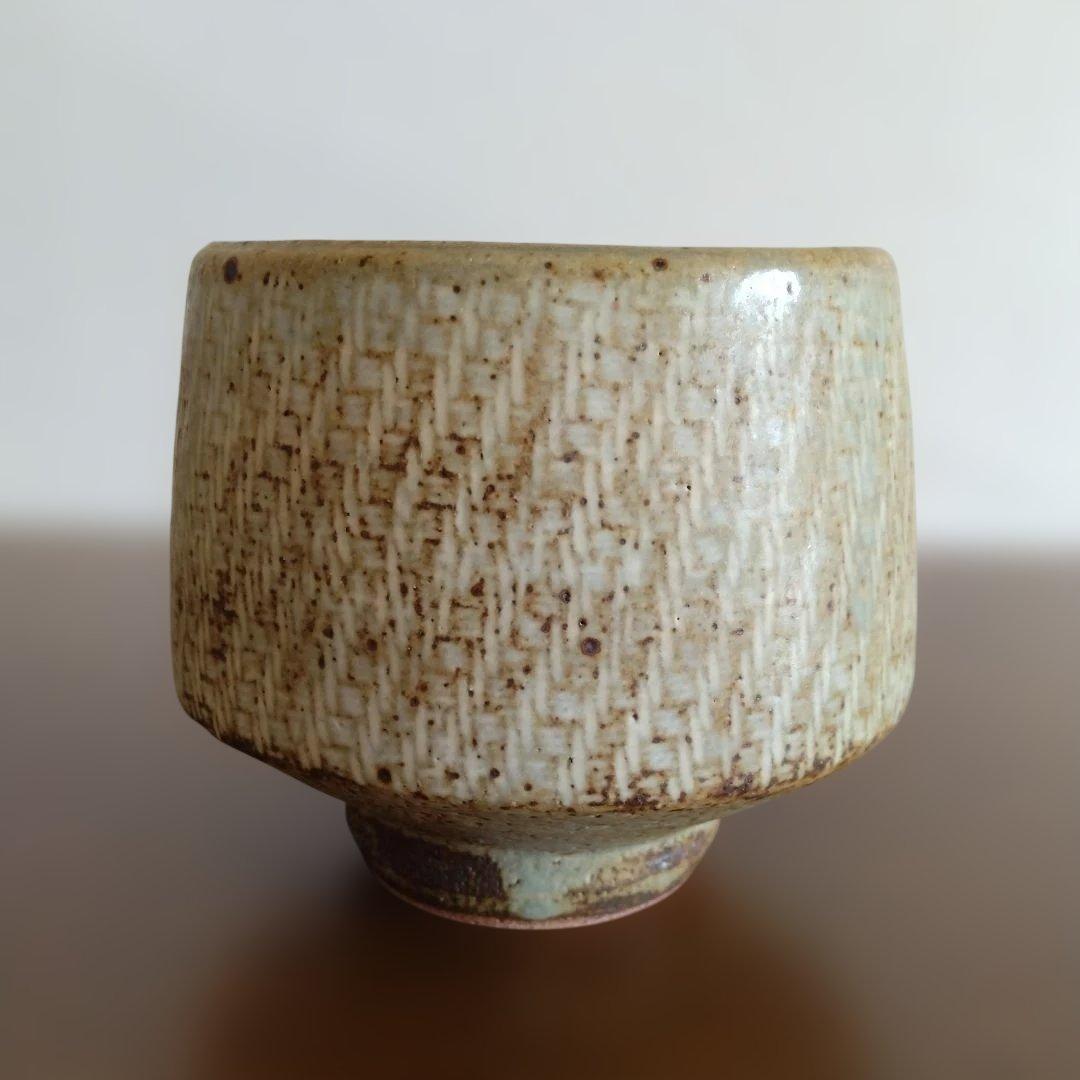 人間国宝　島岡達三さんの「地釉象嵌縄文盌」