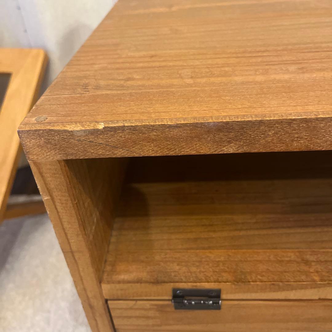 ⚫︎お値下げ⚫︎木製テレビボード アンティーク風 無垢材風