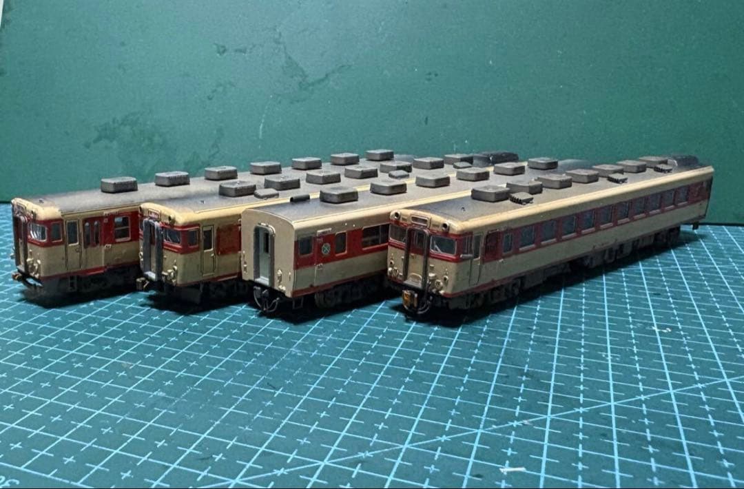 国鉄キハ58 急行「紀州」室内灯入りウエザリング加工品