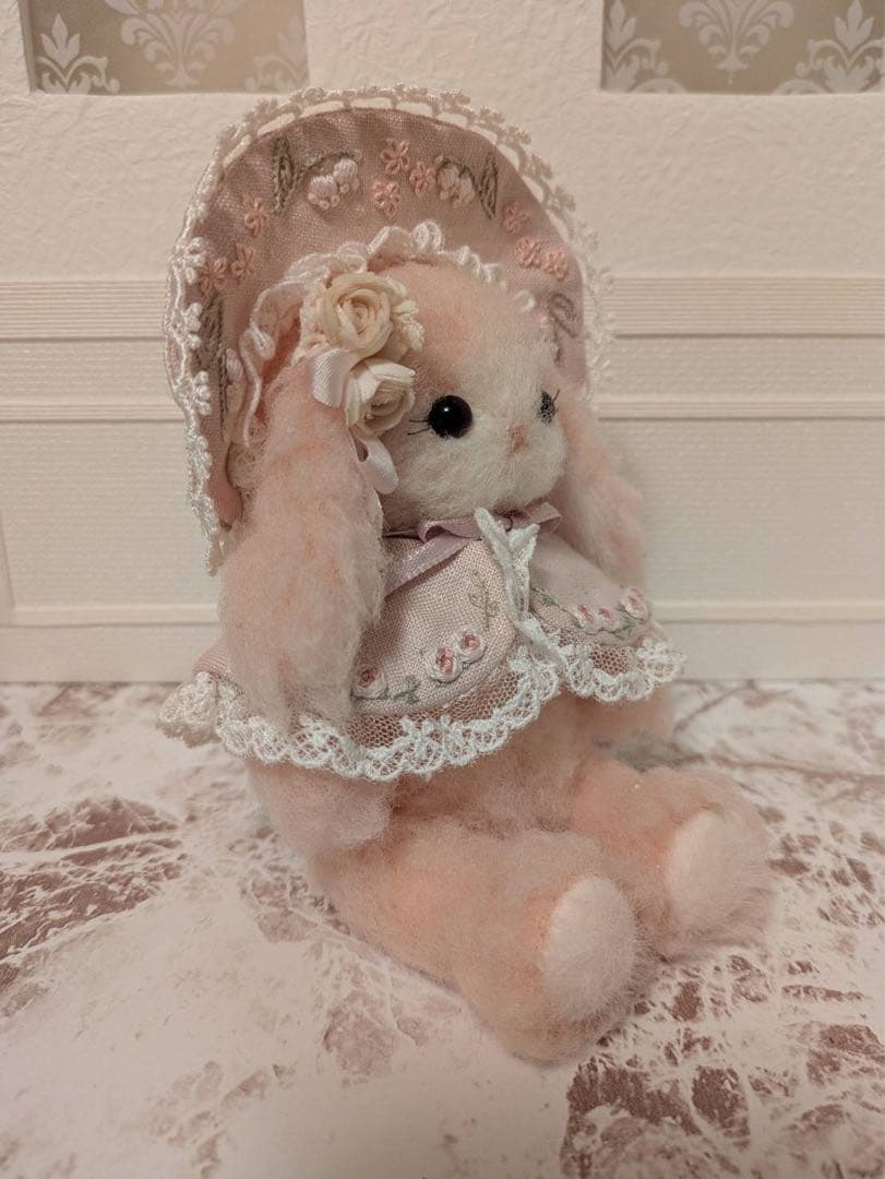 テディベア作家　Dreamy rabbit様　アートドール垂れ耳のテディラビット