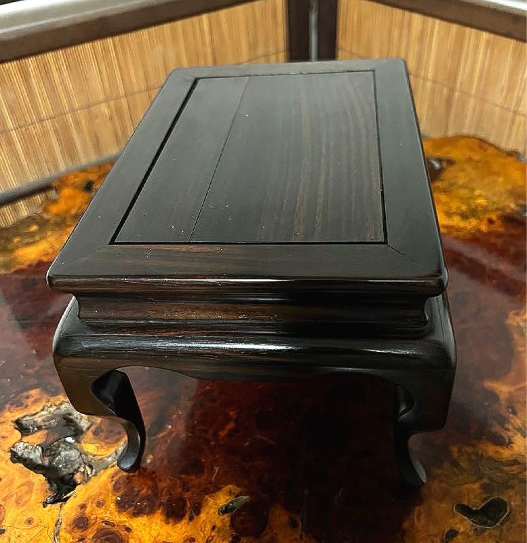 古黒檀 花台 香台 盆栽台 中高台