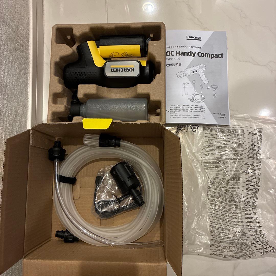 【美品】KARCHER モバイル高圧洗浄機OC Handy Compact 本体