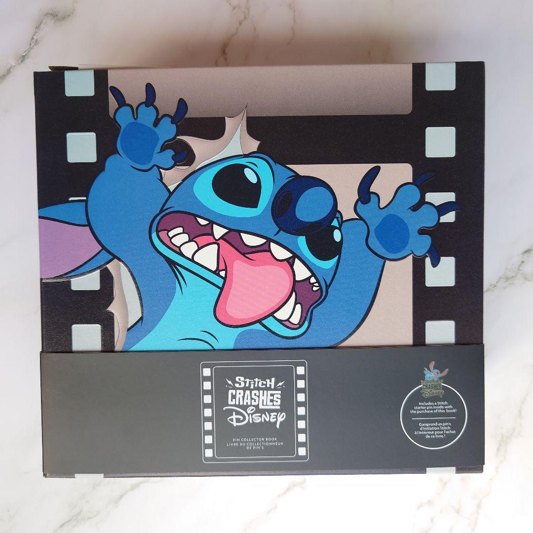 新品未使用　Stitch Crashes　スティッチ　ピンバッジ　ホルダー