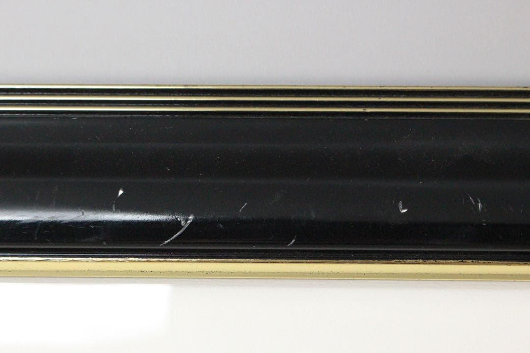 No4673額装　N.オヴァサコヴァ　リトグラフ「母性愛」85/100 送料無料