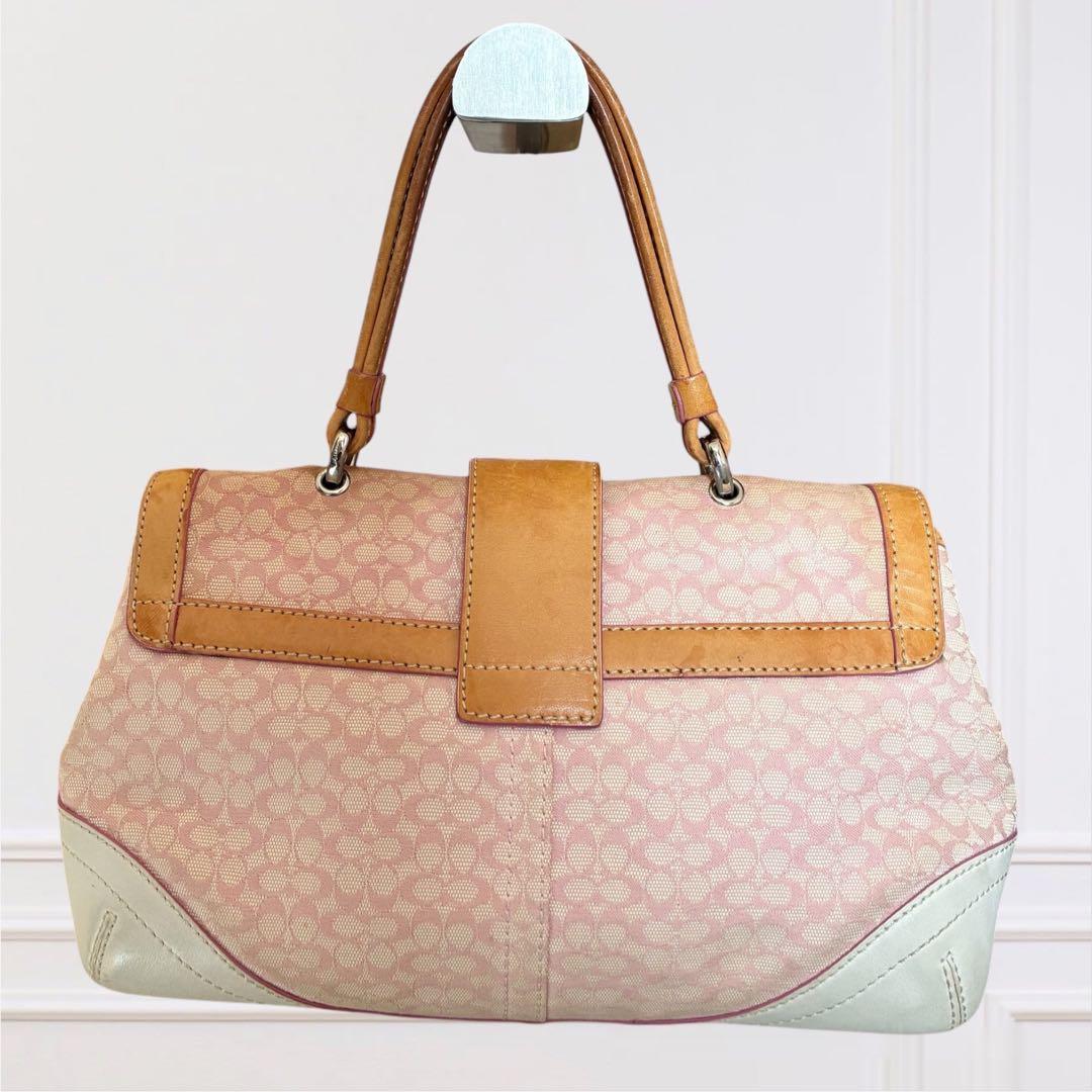 COACH コーチ SOHO ソーホー ハンドバッグ ショルダー ポーチ ピンク