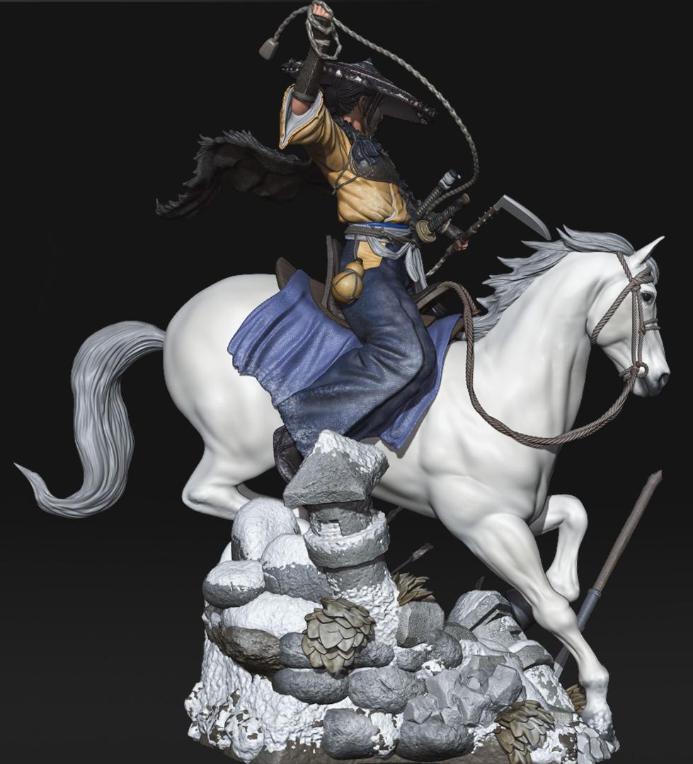 Ghost of Yotei 1/10 未塗装未組立 フィギュア ガレージキット