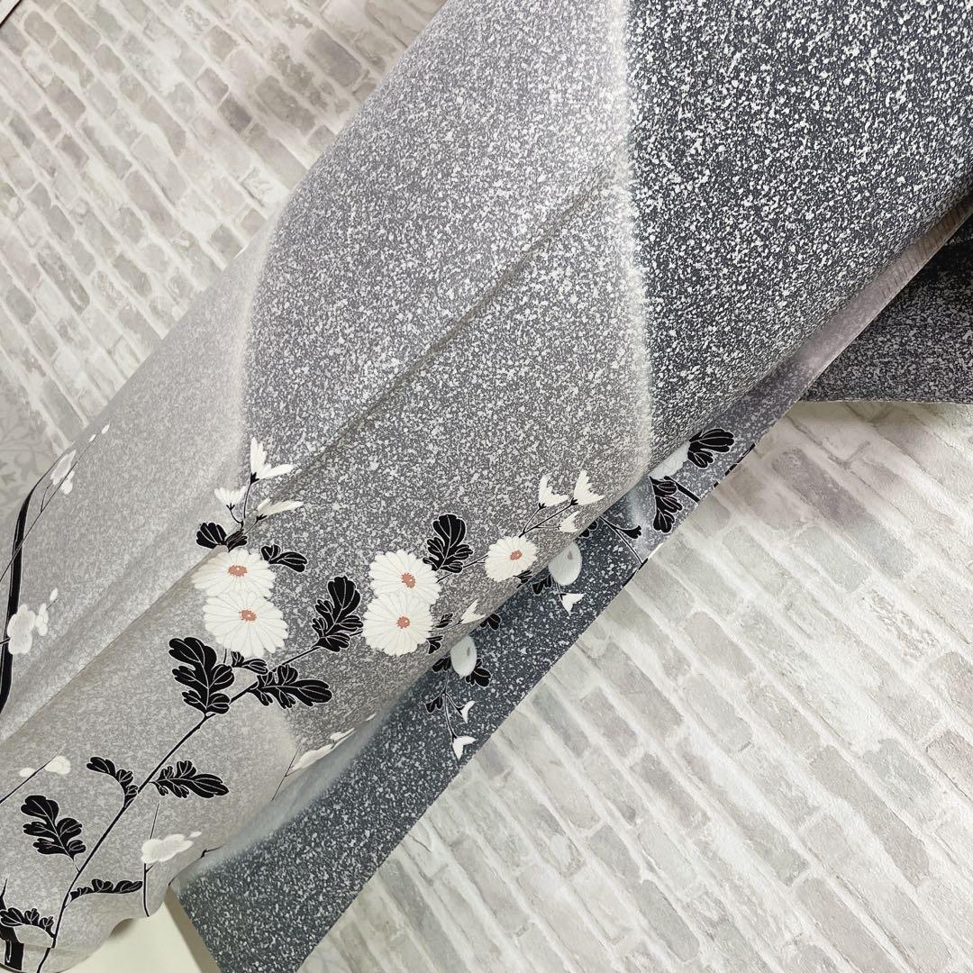 訪問着　フルセット　桜の木　菊　流水　金彩加工　叩き染　入学式　卒業式　I2