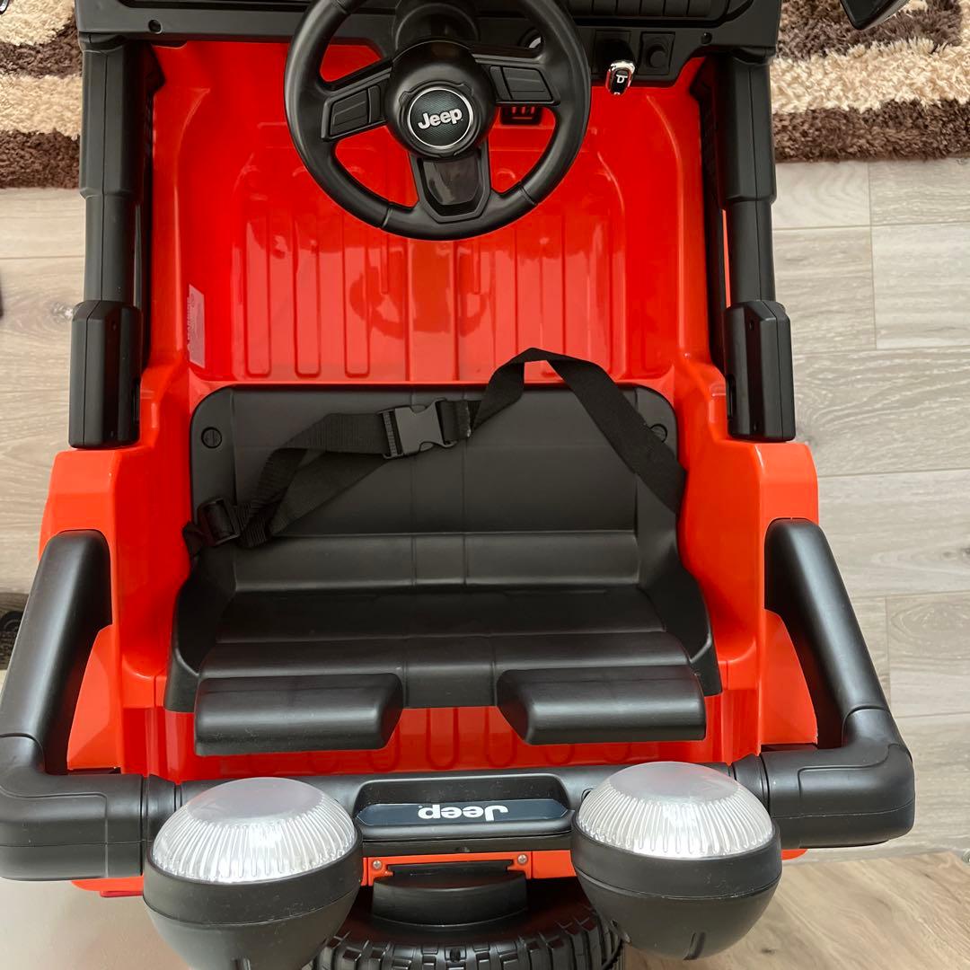 ジープ　ラジコン　オレンジ　電動車用ラジコンカー　キッズカー