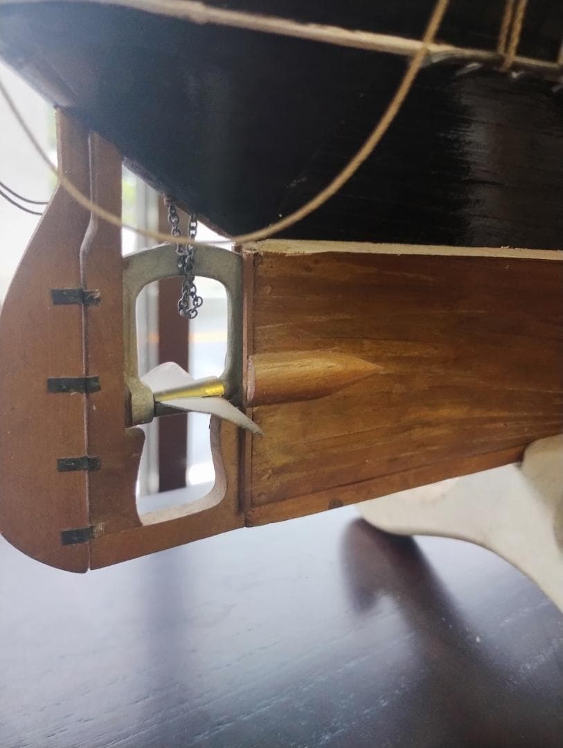 木製帆船模型 約60cm 未清掃現状品 インテリア 一品もの