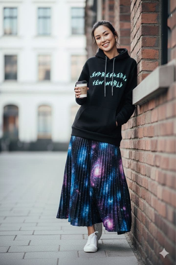 【送料込】オーバーサイズパーカーモコモコ刺繍ロゴ黒 【RE】Freesize