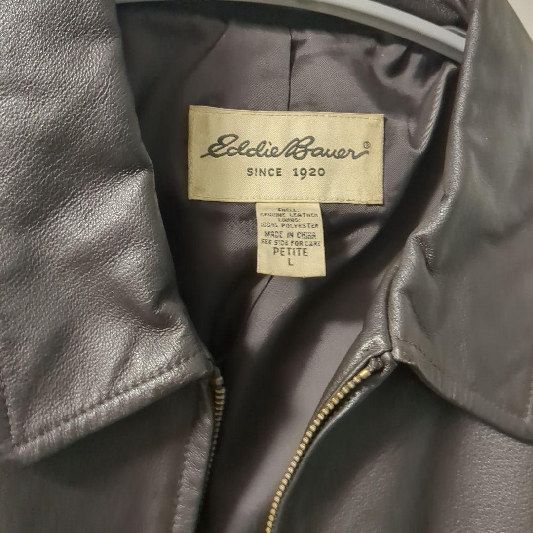 Eddie Bauer レザージャケット Petite