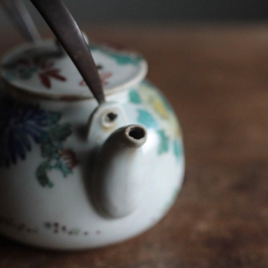 薩摩平佐 色絵 ちょか 古美術 古道具 アンティーク