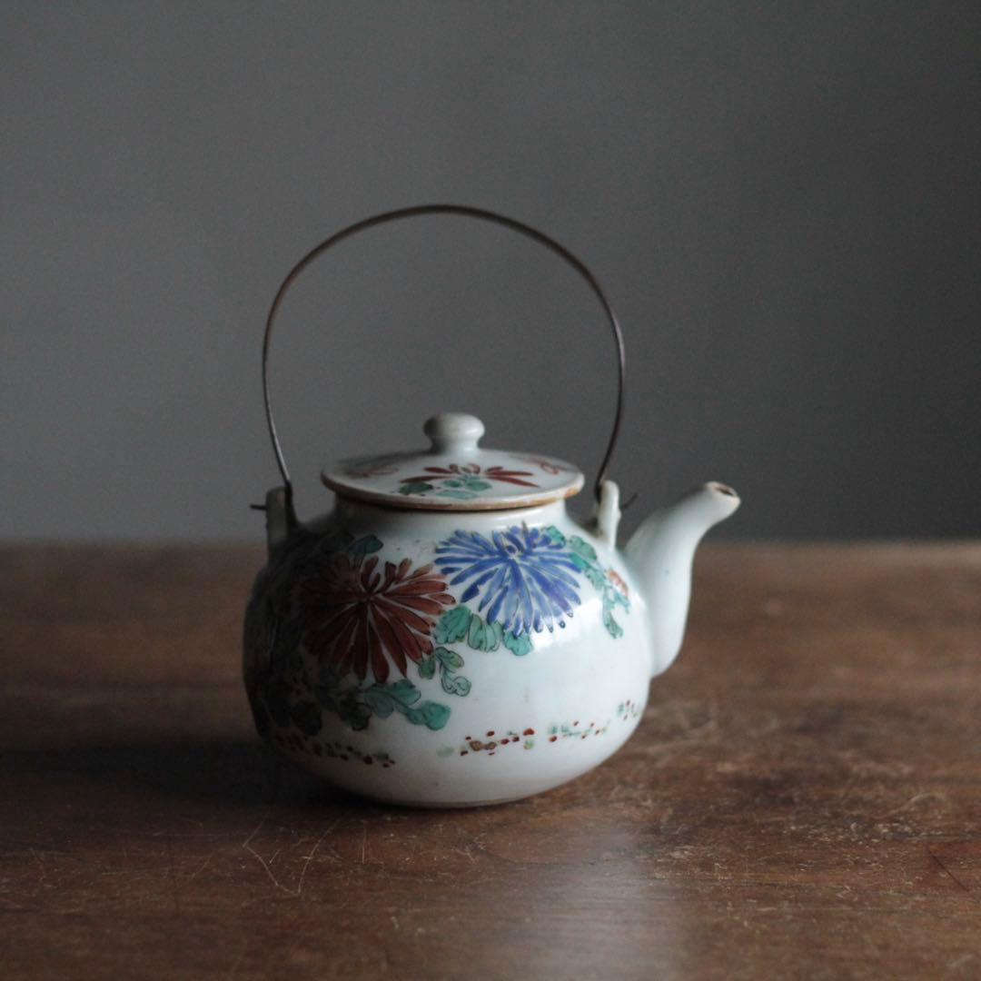 薩摩平佐 色絵 ちょか 古美術 古道具 アンティーク