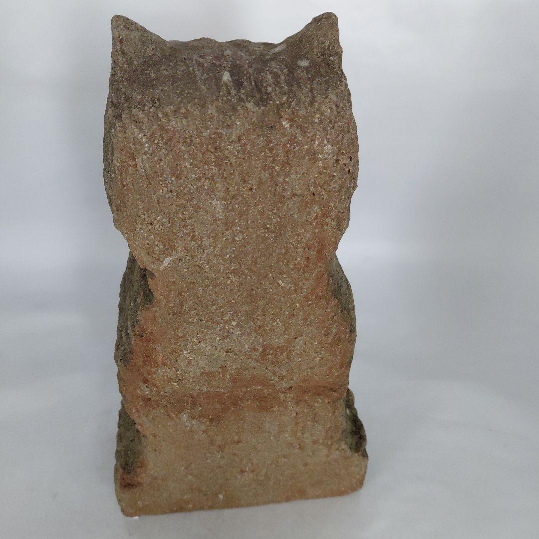 フクロウ石灯籠　置物 30cm　5.６キログラム