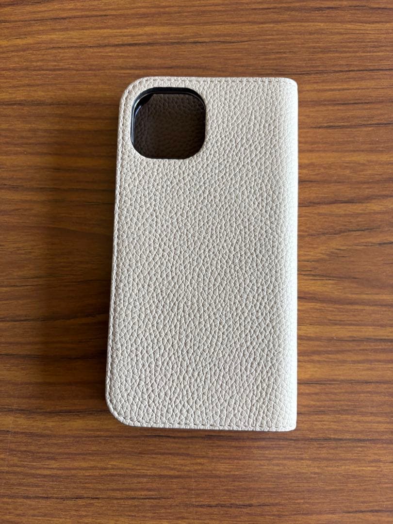 ボナベンチュラ　iPhone14 ダイアリーケース　シュリンクレザー