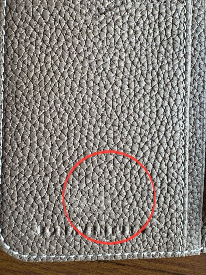 ボナベンチュラ　iPhone14 ダイアリーケース　シュリンクレザー