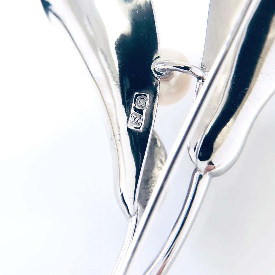 Mikimoto ミキモト パール ブローチ 真珠 リーフ J251061