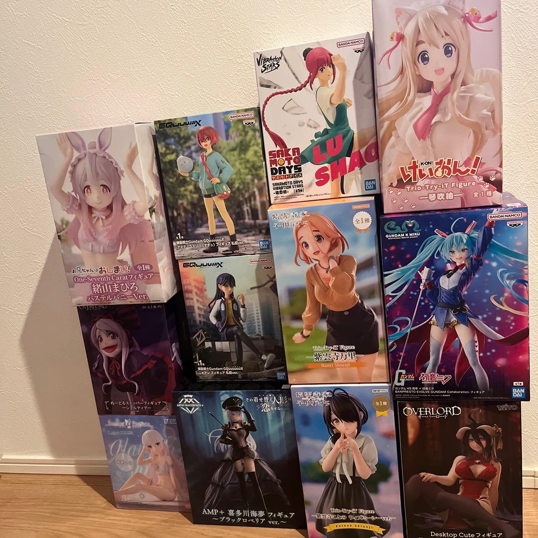 アニメフィギュアコレクション　美少女　12点セット