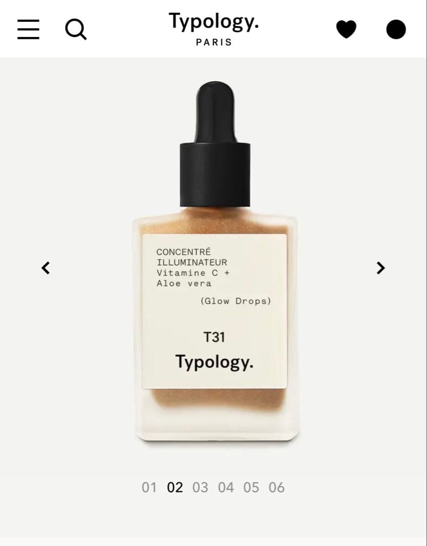 Typology T10 ティントセラム & T31 グロウドロップス セット