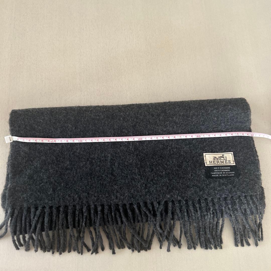 エルメス★マフラー　グレー★