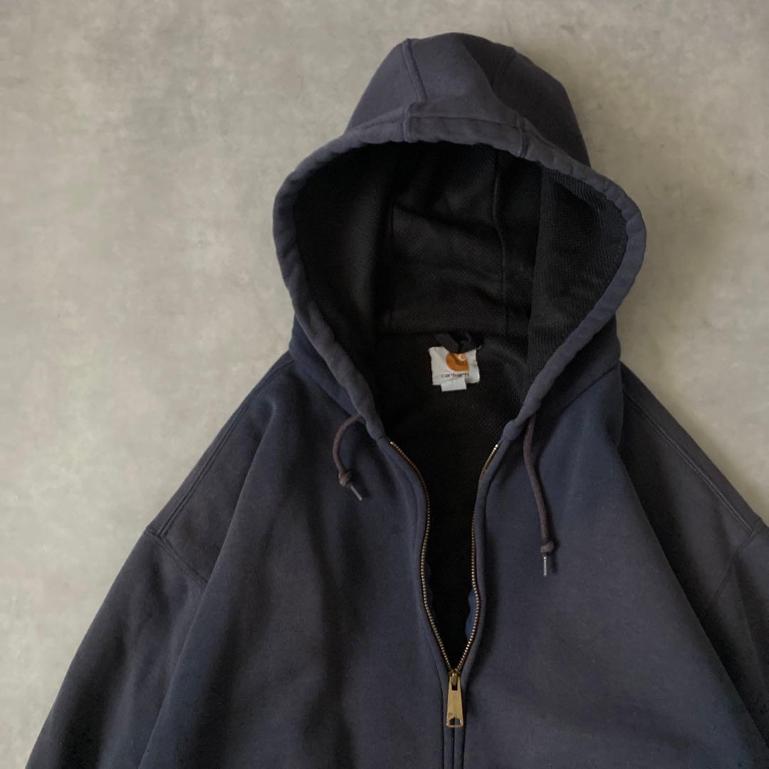 トップス Carhartt Sun Faded Zip Up Thermal Hoody
