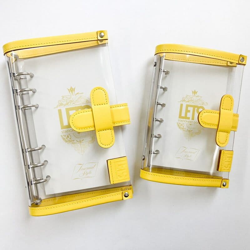 LETS×NAGASAWA クリアシステム手帳 鯉川イペイエロー