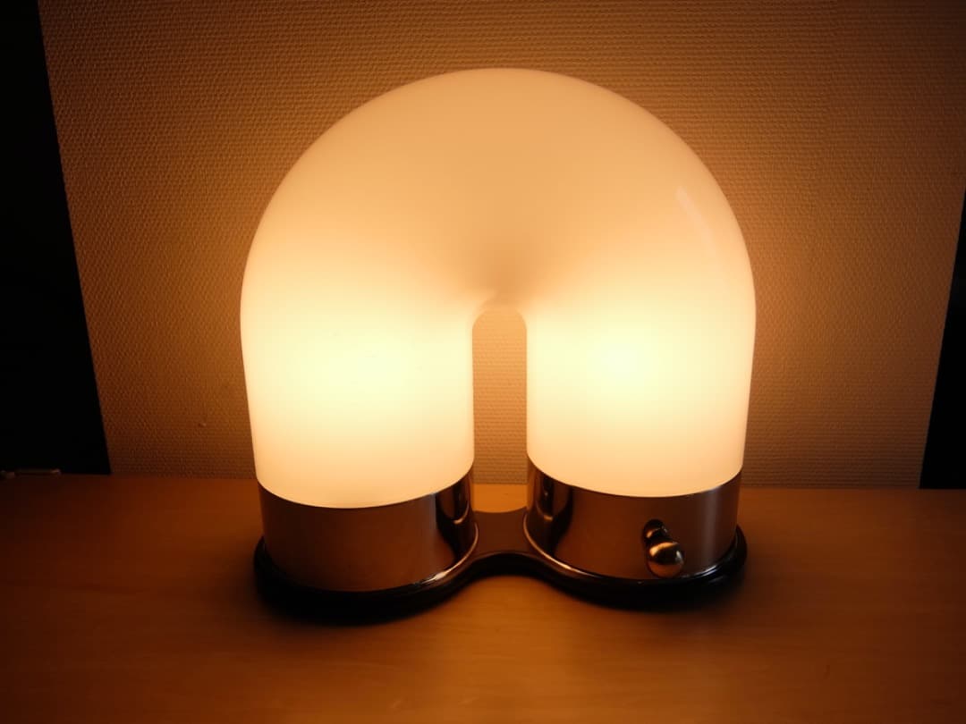 【美品】70’sナショナルクロック 掛時計 鮮烈レッドのラウンデッドレクタングル