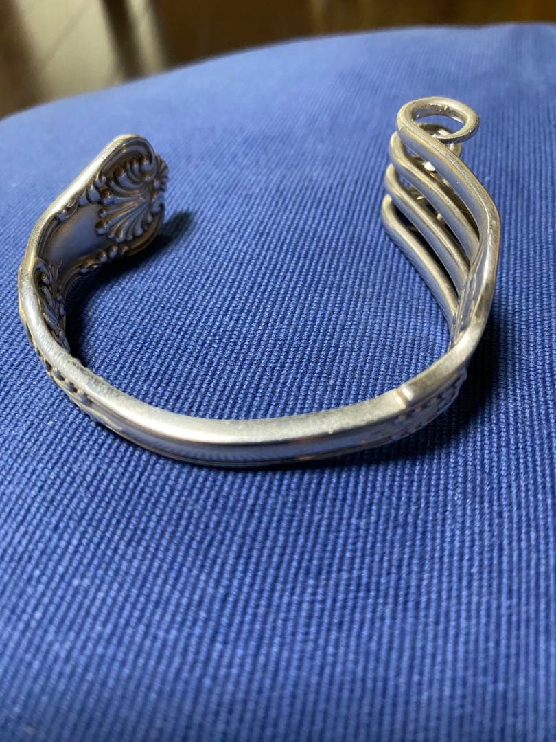 京都有名老舗店にて購入 ビンテージTiffanyスターリングシルバーバングル