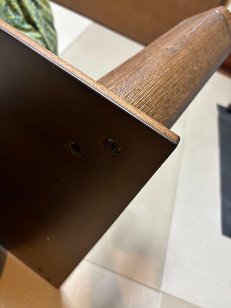 家具調コタツ　木製ダークブラウン長方形テーブル　春日工芸　引き取り限定