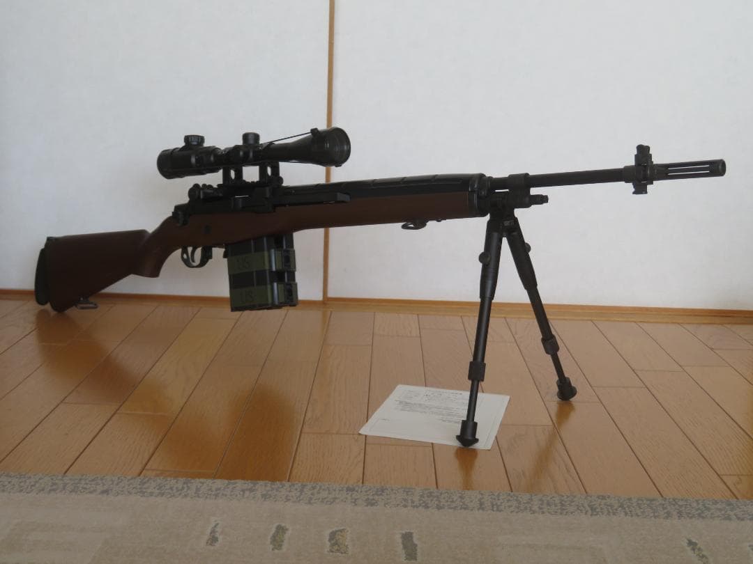 【スナイパーSPカスタム済】ほぼ未使用　東京マルイ　 M14ウッドストックVer