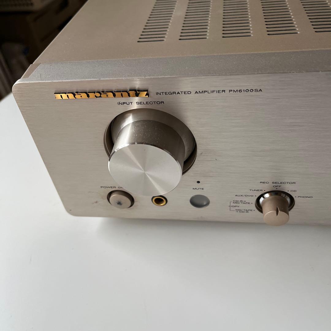 マランツMaranztプリメインアンプPM6100SA中古難あり