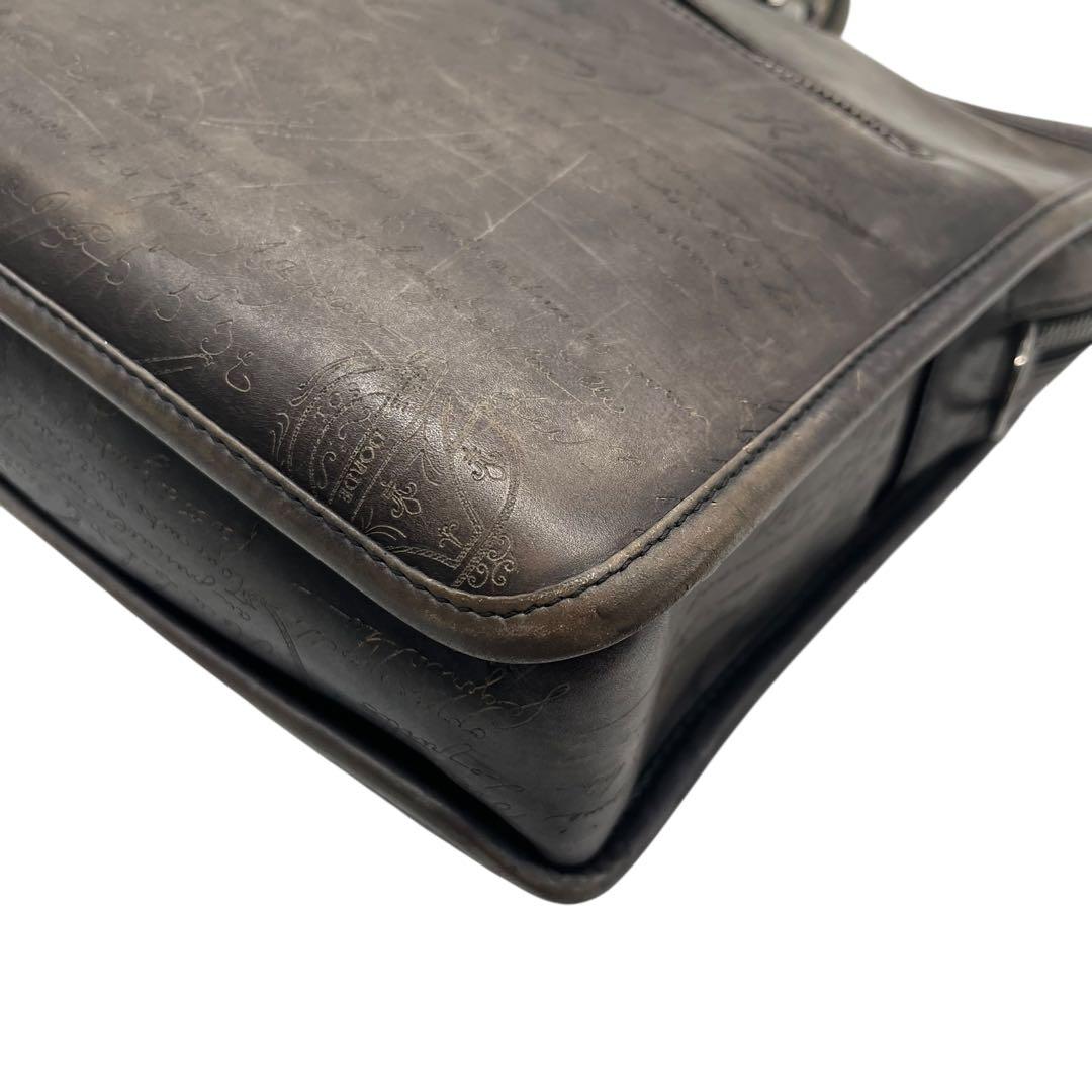 【美品】ベルルッティ カリグラフィ ビジネスバッグ 本革　ハンドバッグ　メンズ