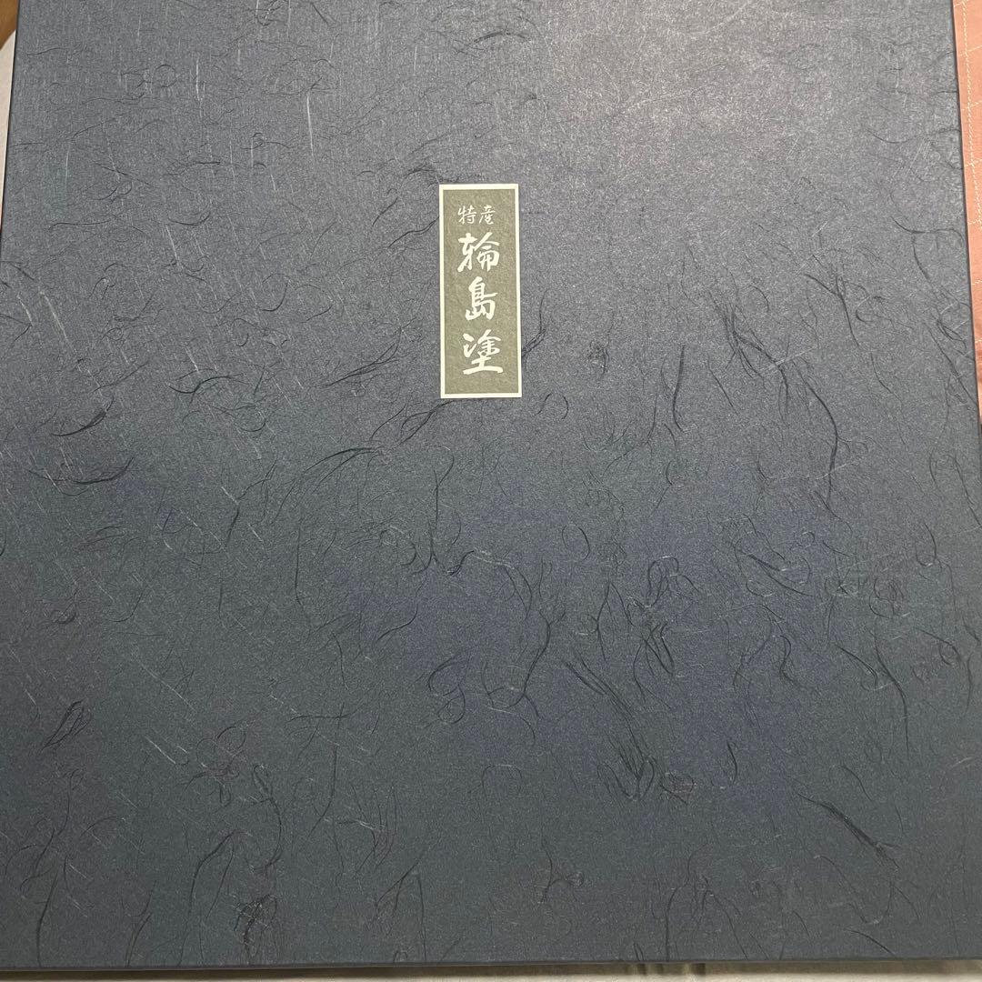 輪島塗　お盆　沈金　小西啓介作　新品未使用　美品