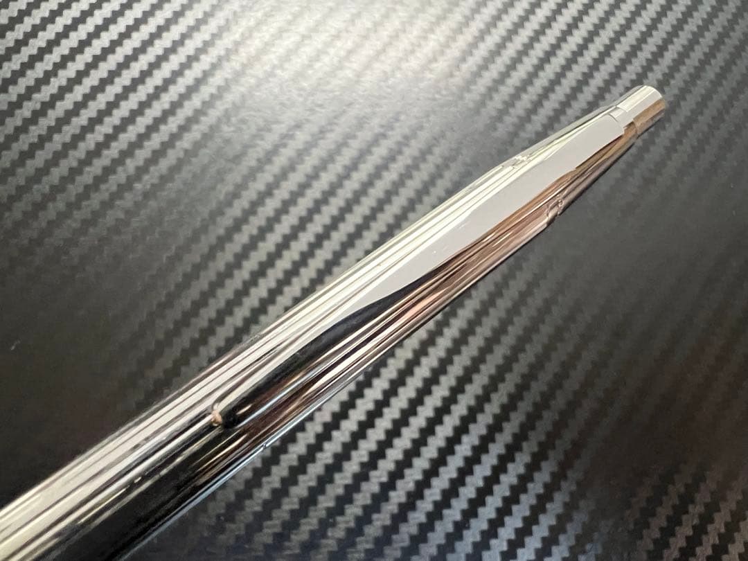 未使用に近い モンブラン 0.5mm ノブレス シルバー ペンシル