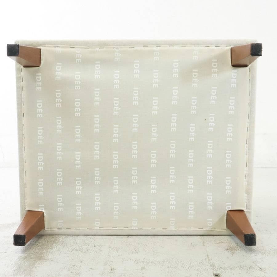 IDÉE イデー オットマン スツール 北欧スタイル 布製 生成り色 ナチュラル