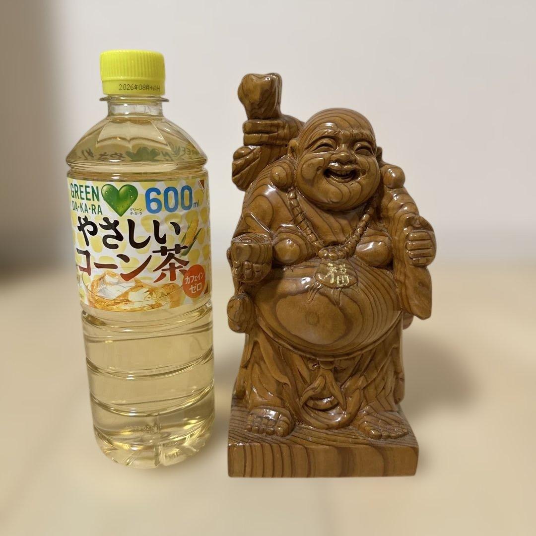 布袋様　置物　屋久杉　希少　入手困難