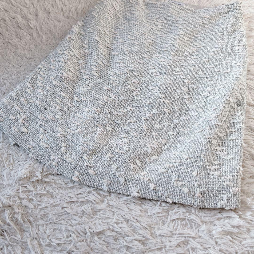 CHANEL シャネル スカート ツイード スパンコール