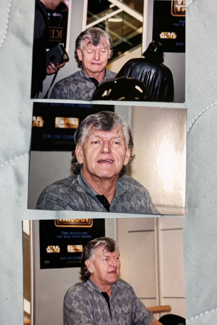 スターウォーズ　ダース・ベイダー　デビットプラウズサイン入りフィギュア美品