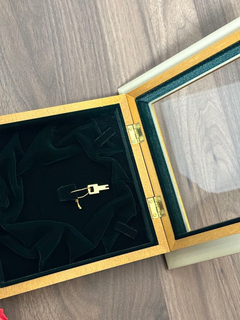 アンティーク　ディスプレイボックス　鍵付20×20