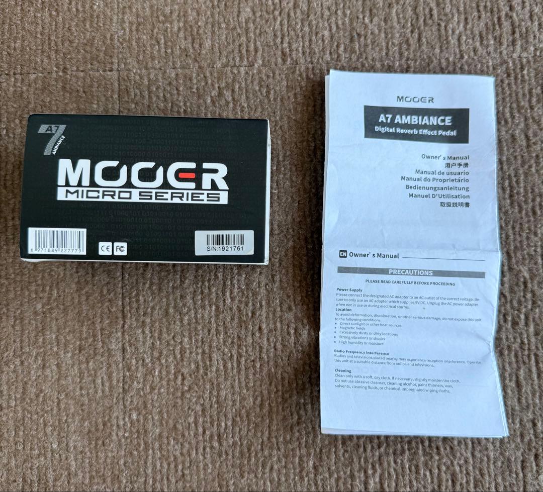 Mooer A7 Ambiance ギターエフェクター