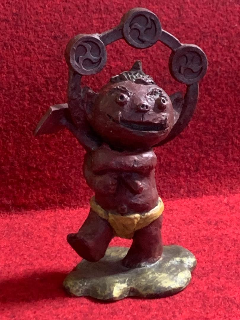 セトクラフト ヴィンテージ　鬼っ子置物３体セット 縁起物 開運 魔除け 節分