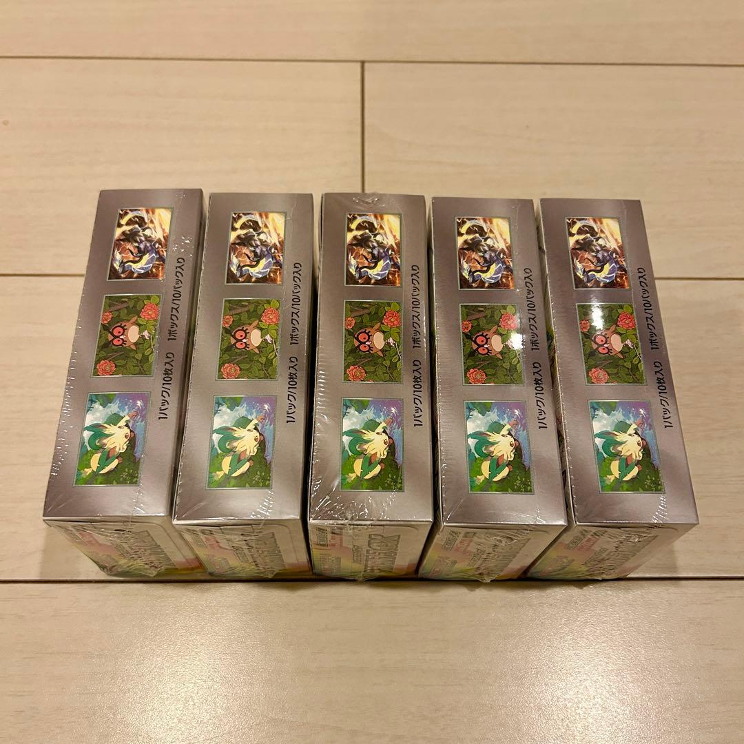 ポケモンカードゲーム テラスタルフェスex シュリンク付き 5BOX