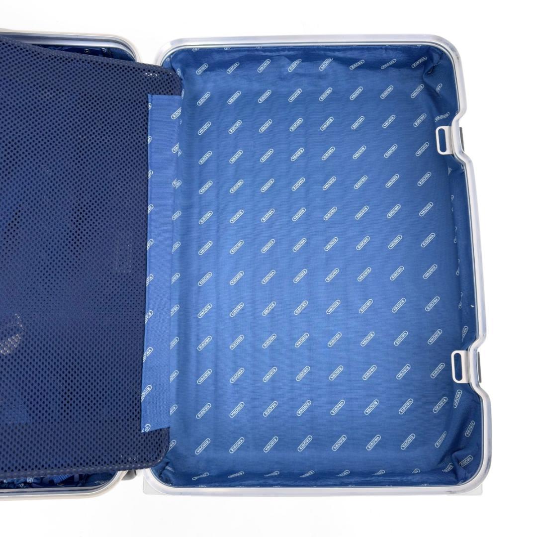 美品 リモワ トパーズ 32L 機内持ち込み 2輪 TSAロックベルト付 アルミ