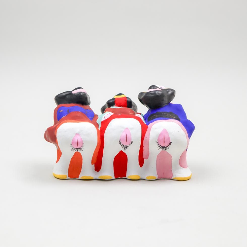 つればり人形 土人形 土佐 郷土玩具